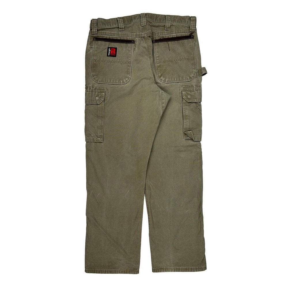 Wrangler Cargo Pants - 36W 32L Khaki Cotton