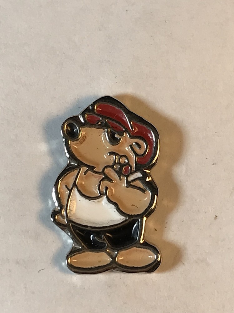 Smoking Rabbit Enamel Pin Gift for Smokers