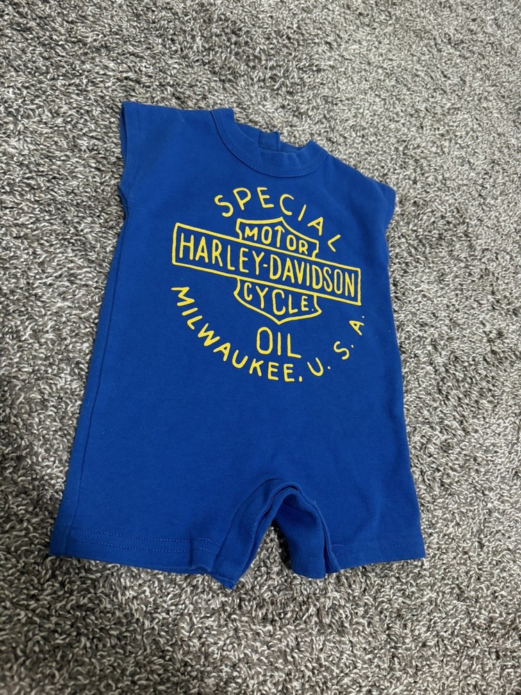 Harley Davidson Motorcycles Sleeveless Baby Romper 3-6 months