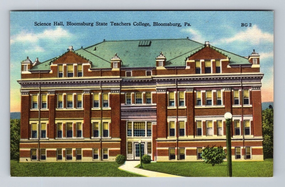 Bloomsburg PA-Pennsylvania, Science, State Teachers College, Vintage Postcard