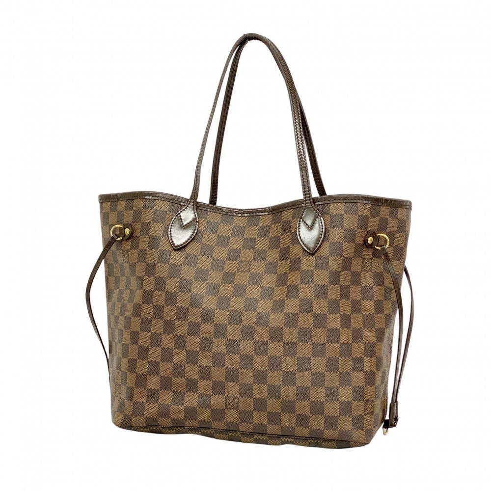 Louis Vuitton Damier Ebene Neverfull MM Tote Bag N51105 18712