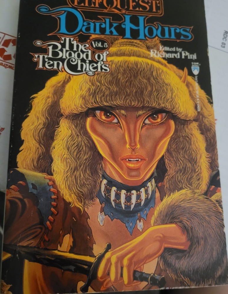 Elfquest Dark Hours The Blood of Ten Chiefs Vol. 5 First Ed 1st Print PB 1993