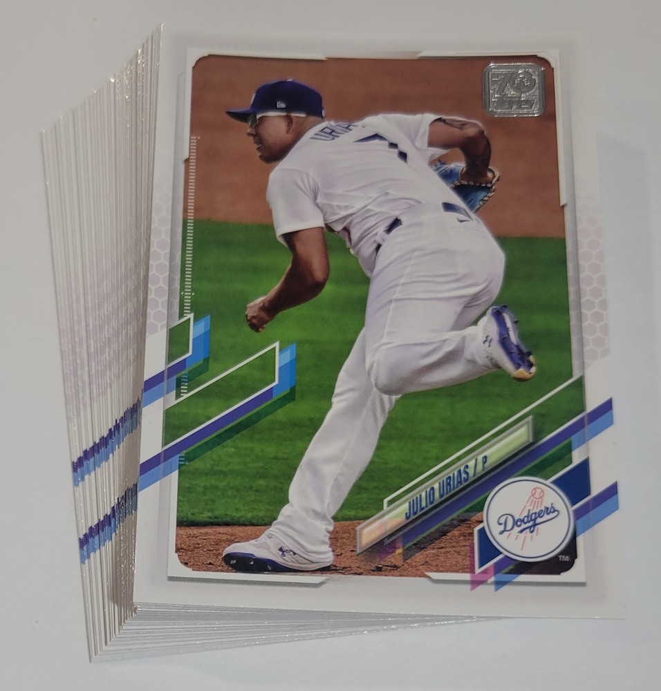 2021 Topps - Los Angeles Dodgers Team Set (Series 1, 2, & Update) - 42 Cards