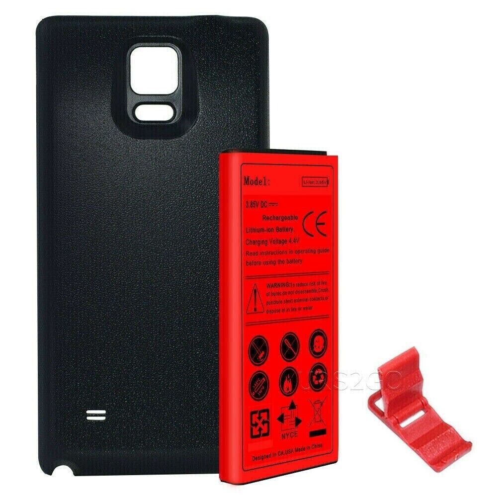 Long Life 11900mAh Extended Battery Cover Bracket f Samsung Galaxy Note 4 N910A