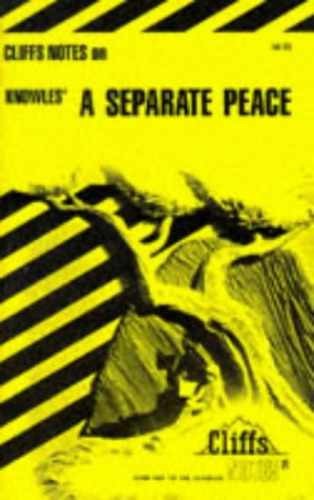A Separate Peace (Cliffs Notes) - Paperback, by Gary Carey - Acceptable