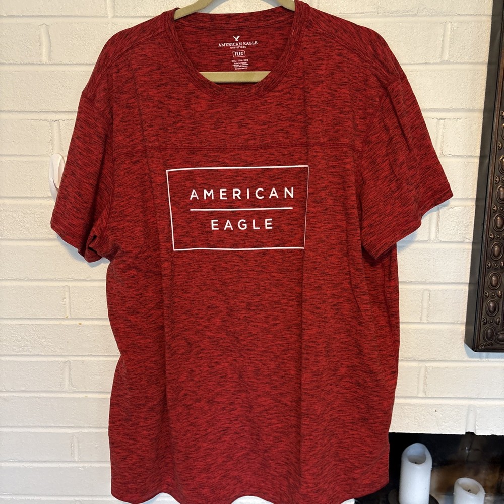 American Eagle Men’s Outfitters Super Soft Heather Red XXL “Flex” For Stretch