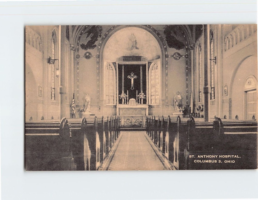 Postcard St. Anthony Hospital Columbus Ohio USA