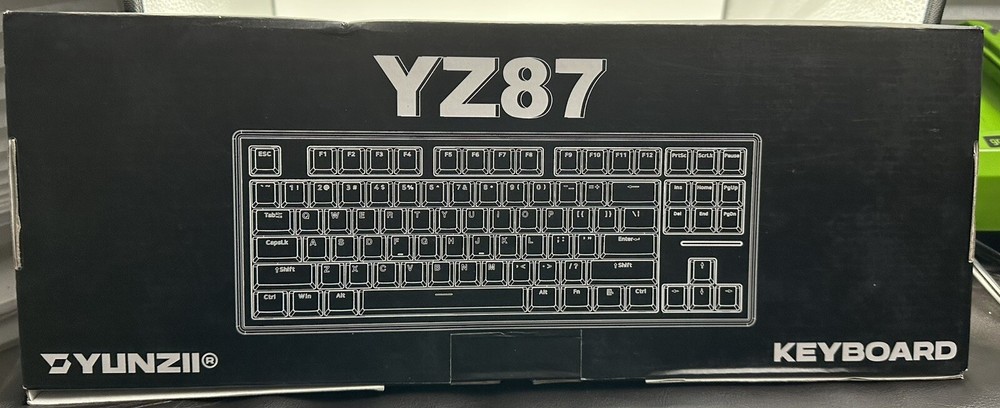 YUNZII YZ87 75% Gasket Mechanical Keyboard,TKL Wireless Hot Swappable BT5.0