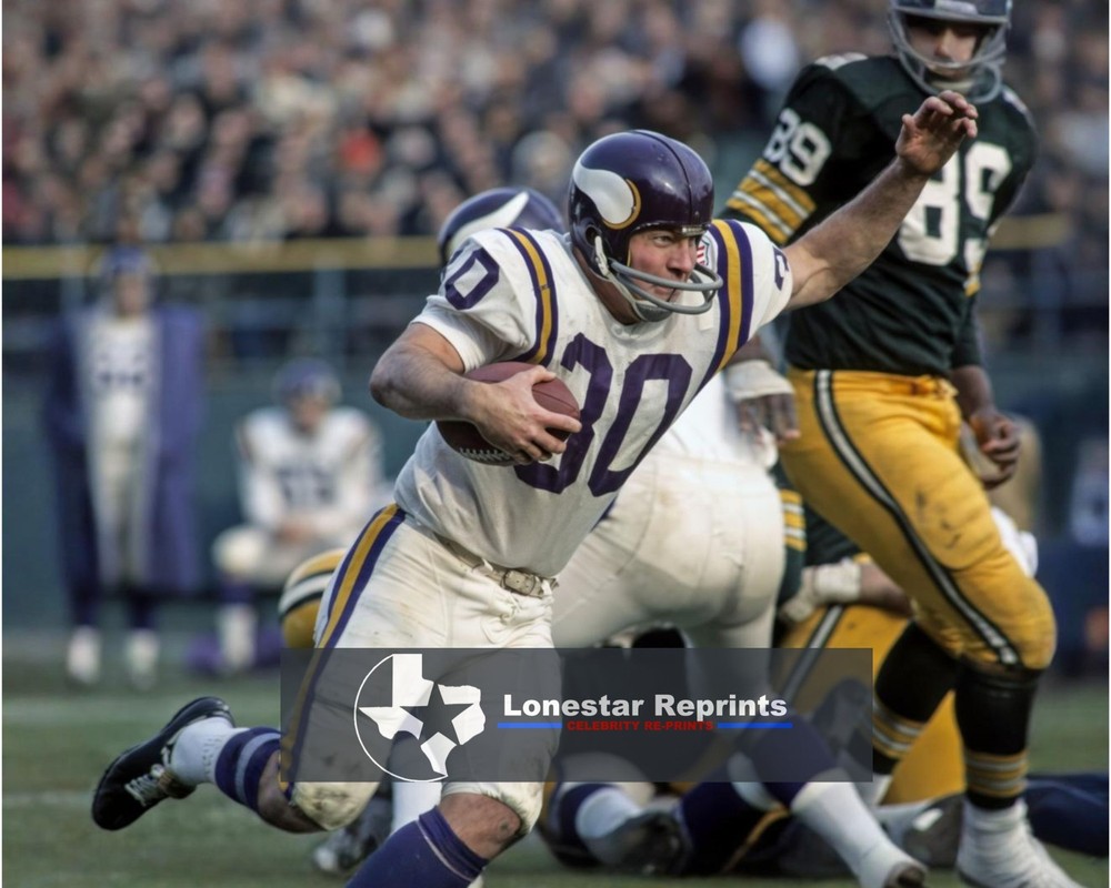 Bill Brown Minnesota Vikings   8x10 Reprint