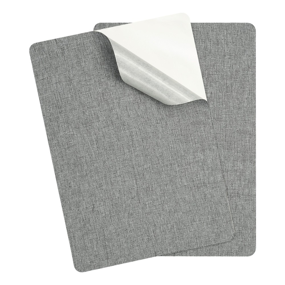 8x11 Inch Linen Repair Patches, 2Pcs Self-Adhesive Fabric Patch, Light Gray