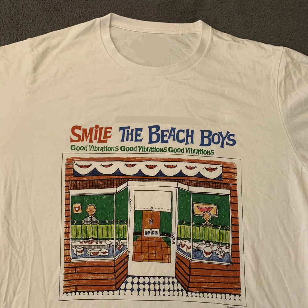 The Beach Boys Band Smile Album T Shirt Full Size S-5XL