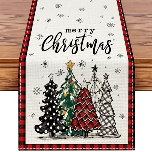 Merry Christmas Table Table Runner, 13