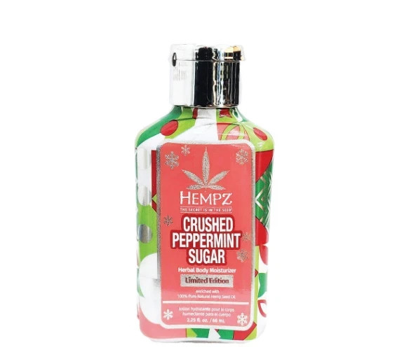 Hempz Crushed Peppermint Sugar Herbal Body Moisturizer 2.25 oz NEW FREE SHIPPING