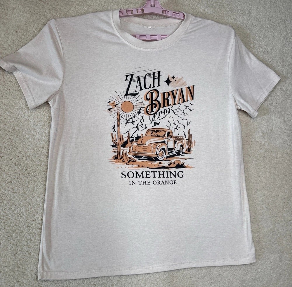Zach Bryan Something In The Orange Shirt Unisex XL Concert