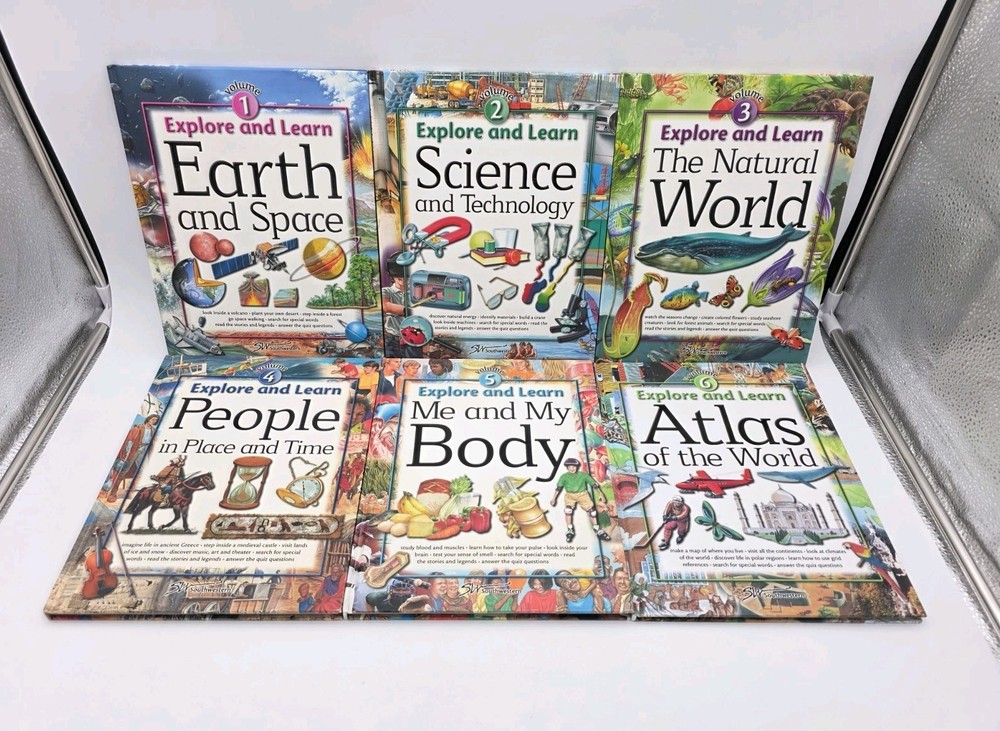 Lot of 6 Explore and Learn Books by Southwestern - Educational Series - #1-6
