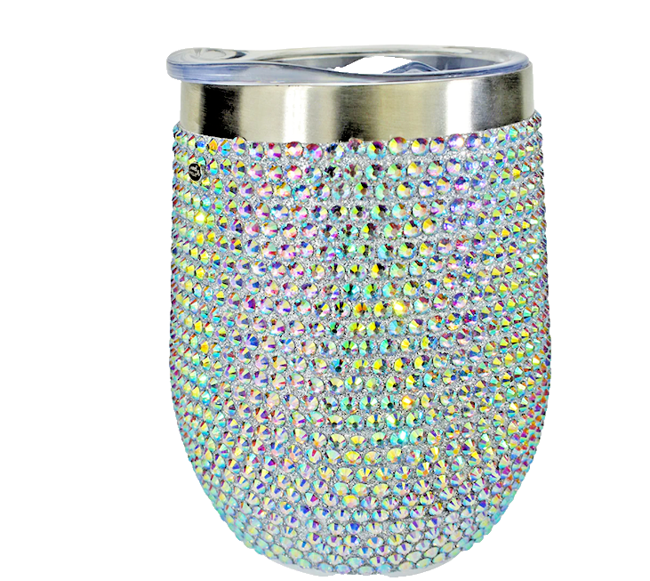 Kirks Folly Crystal Princess 12oz Tumbler Aurora Borealis NEW