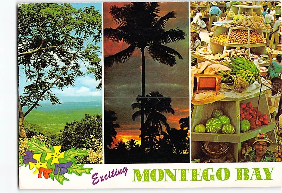 Postcard Scenes & Views Montego Bay Jamaica