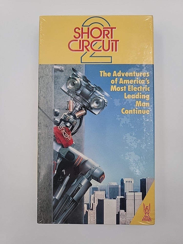 Short Circuit 2 (1988) VHS NEW FACTORY SEALED Johnny Five Columbia Tristar Video