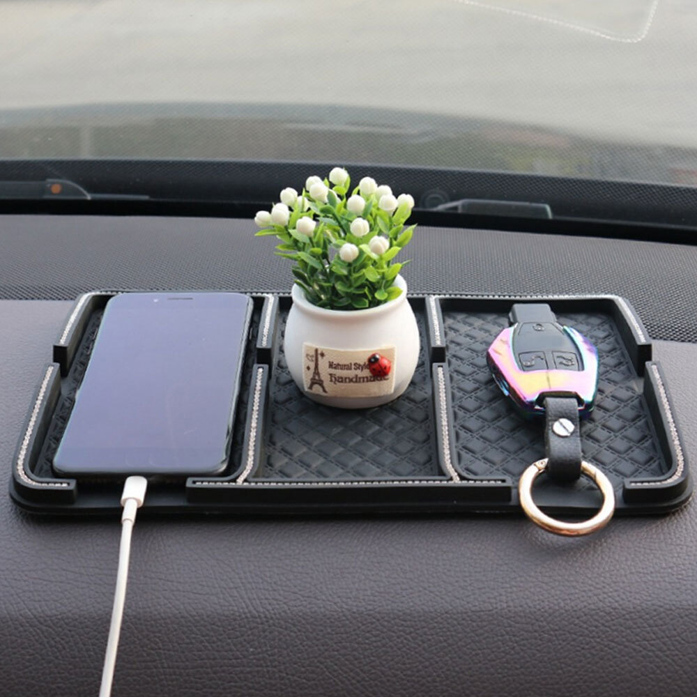 Bling Anti Slip Car Dashboard Mat Pad Holder For Cell Phone Holder Accessories
