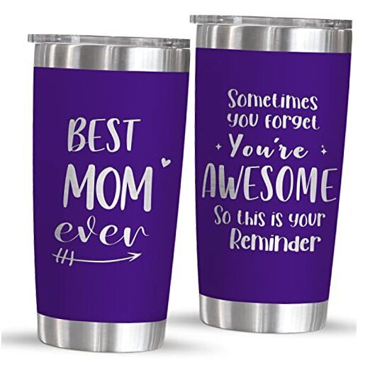 Gifts For Mom From Daughter Son - Mothers Day, Christmas, Mom Purple
