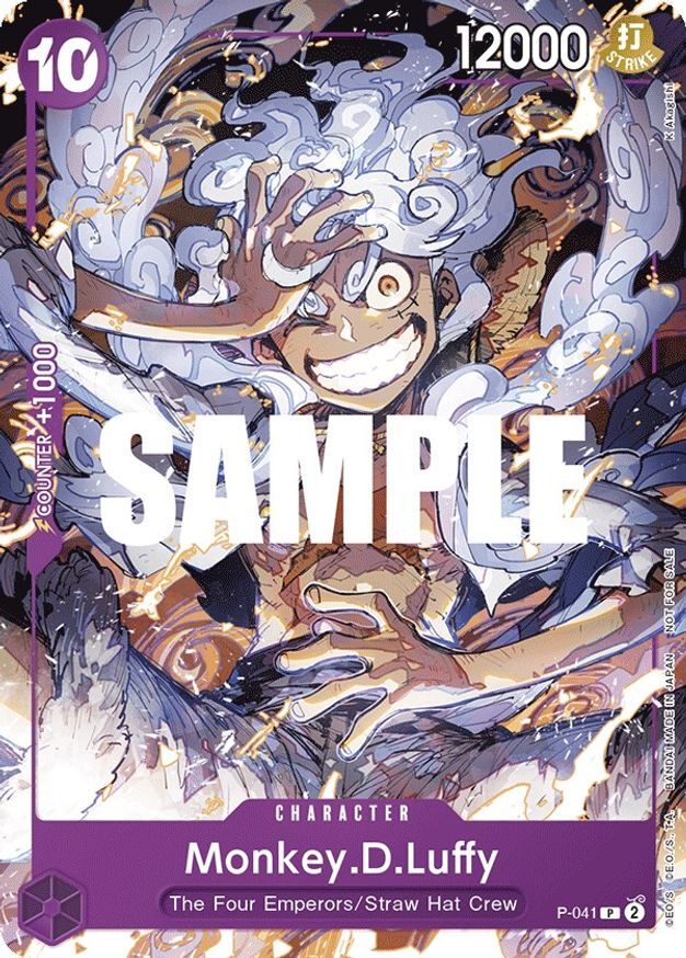 One Piece Monkey.D.Luffy (041) (P-041/655) One Piece Promotion Cards LP