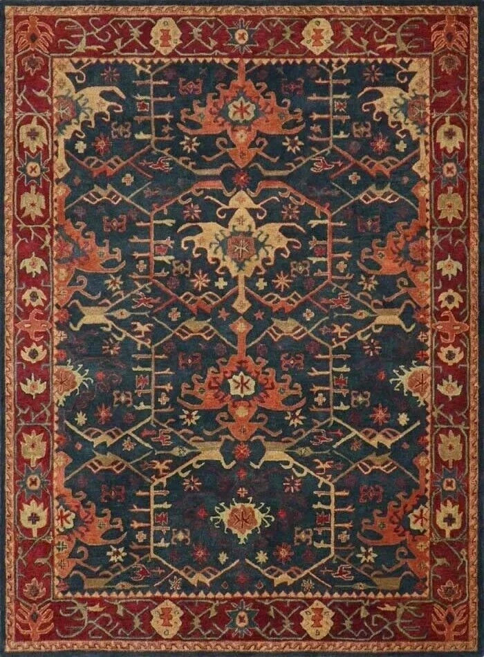Pottery Barn Adeline Wool area rug | Hand made Rug | Designer Rug sale