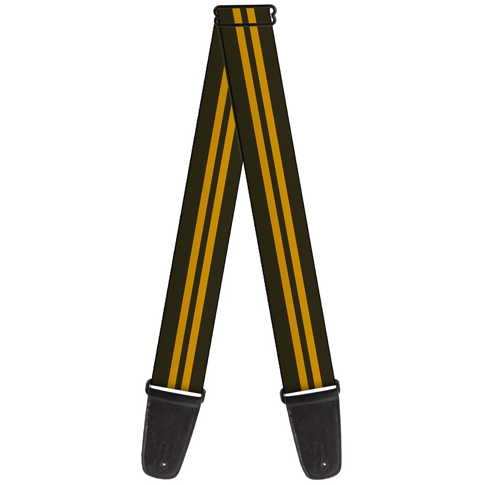 Guitar Strap - Stripe Black/Gold ACC NEWAnother great item from Rarewaves USA | Free delivery!
