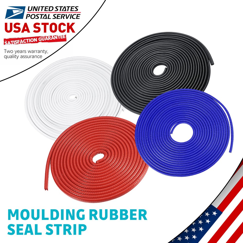 Car Door Edge Guard Protector Strip U-Shape Moulding Seal Protection Trim 6M-10M