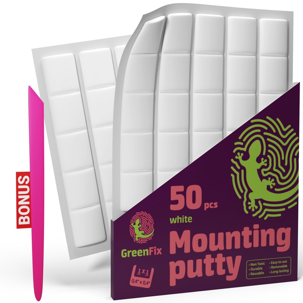 Mounting Putty 50PCs White - Poster Putty Removable Non Marking - Sticky Tack...