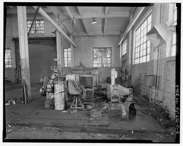 8. NORTH BAY SHOWING BUFFALO FORGE CO. NO.2 ANGLE ROLLS. VIEW WEST - Oldman