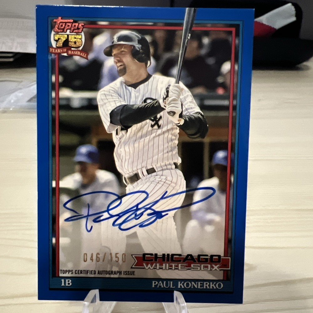 Paul Konerko Auto Blue /150 2026 Topps #91A-PK