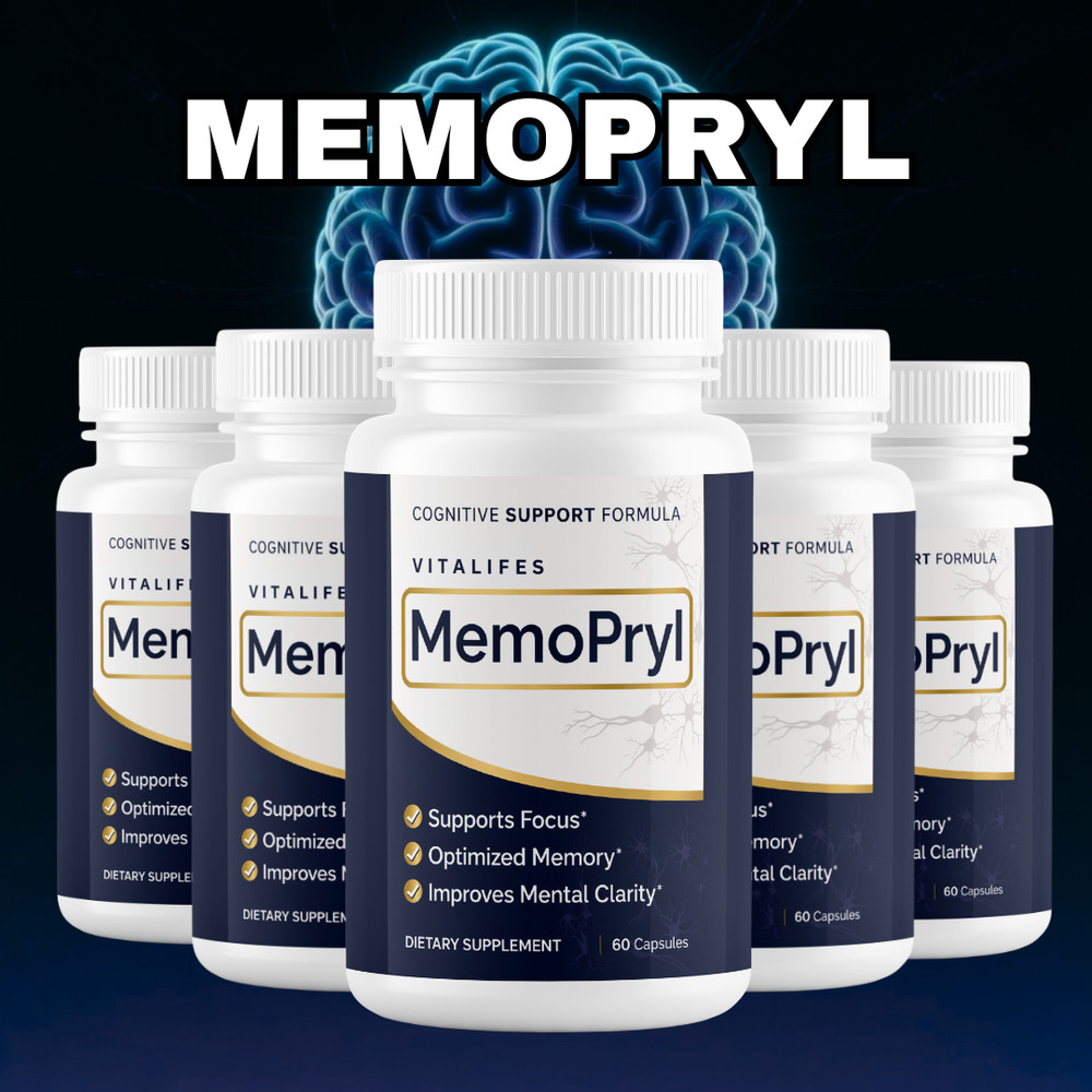 (5 Pack) MemoPryl Nootropic All Natural Brain Supplement Memo Pryl 300 Capsules