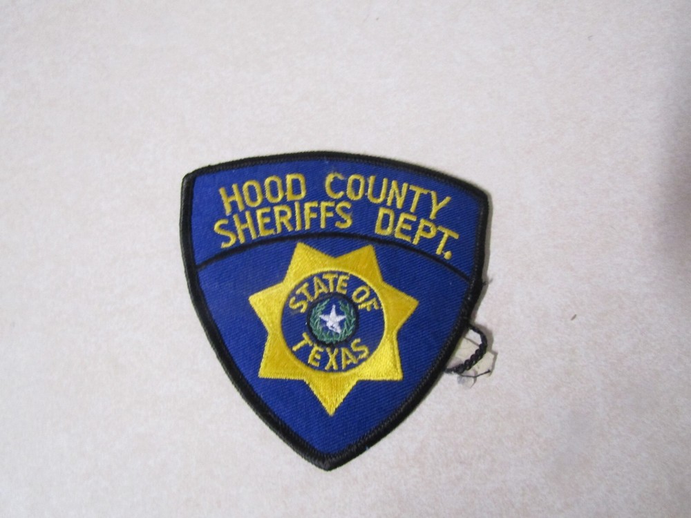 PATCH LAW ENFORCEMENT OLDER SHERIFF DEPARTMENT TEXAS COUNTY OF HOOD DEPT