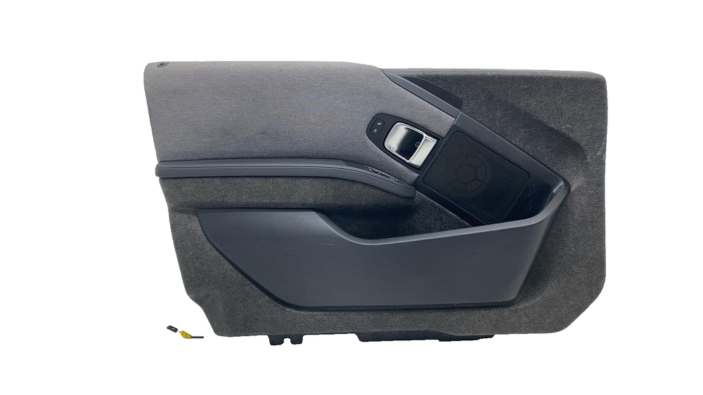 ⭕ 14-21 BMW i3 I01 Front Driver Side Interior Door Panel Trim Cover Gray Left LH