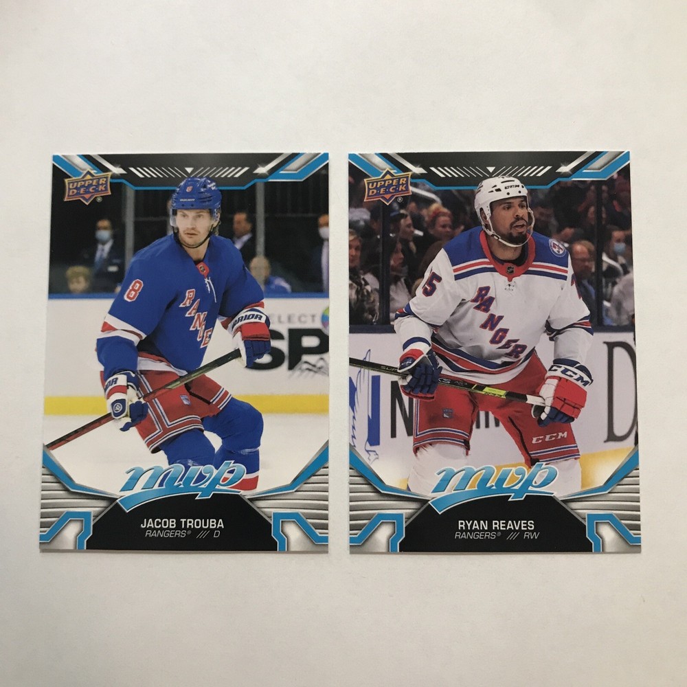 2 Card New York Rangers Lot NHL HOCKEY