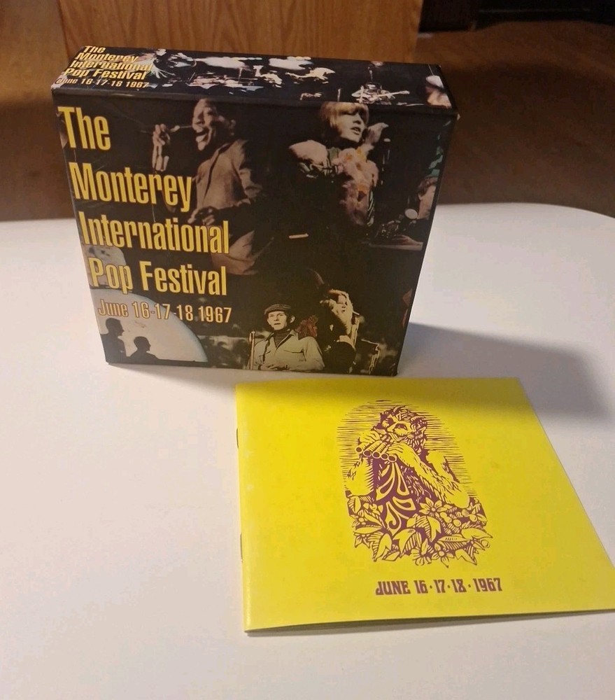 The Monterey International Pop Festival 1967 Box 4 CD Set Hendrix, Ect, Like New