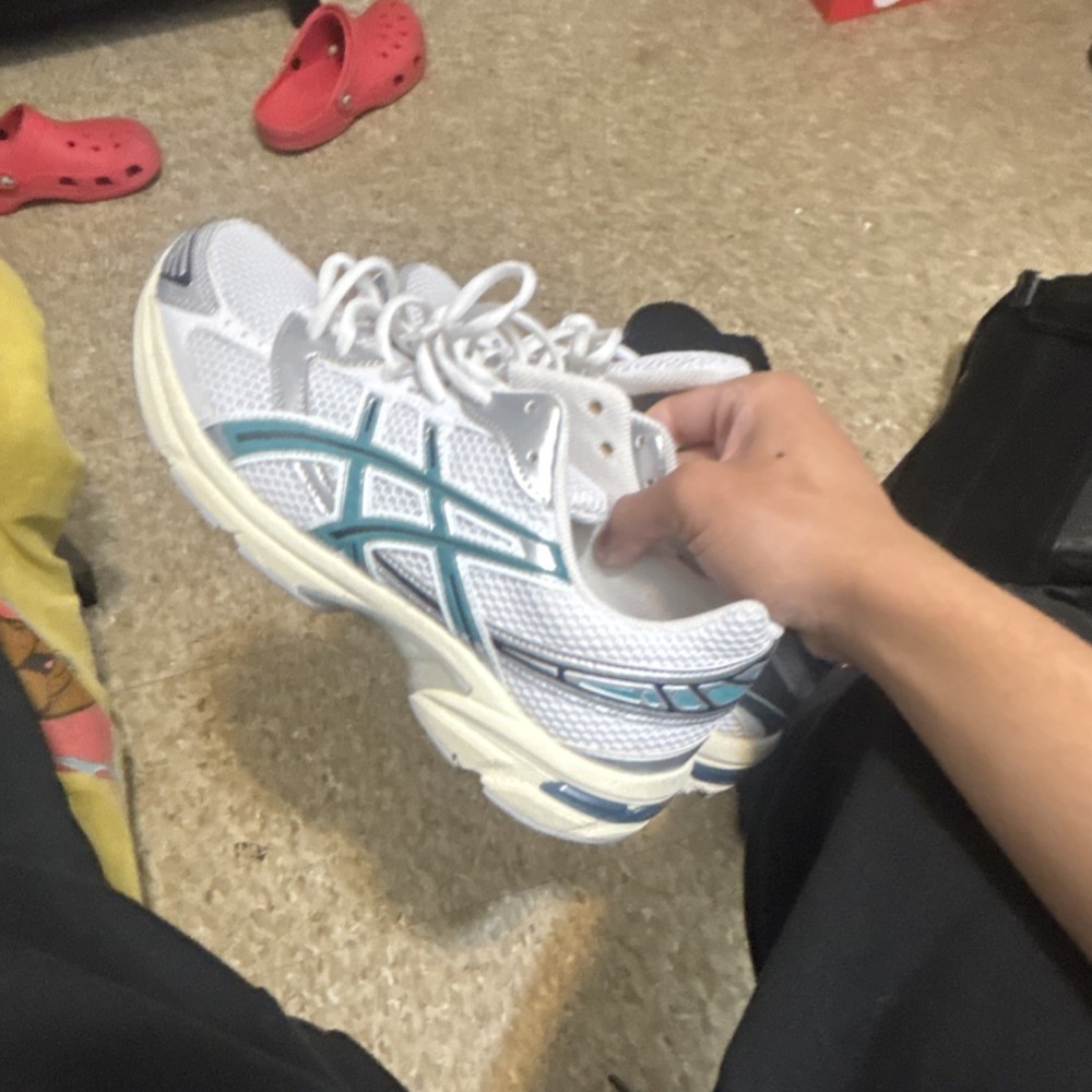 ASICS Gel 1130 White Teal 1201A256-118 Men's Athletic Sneaker