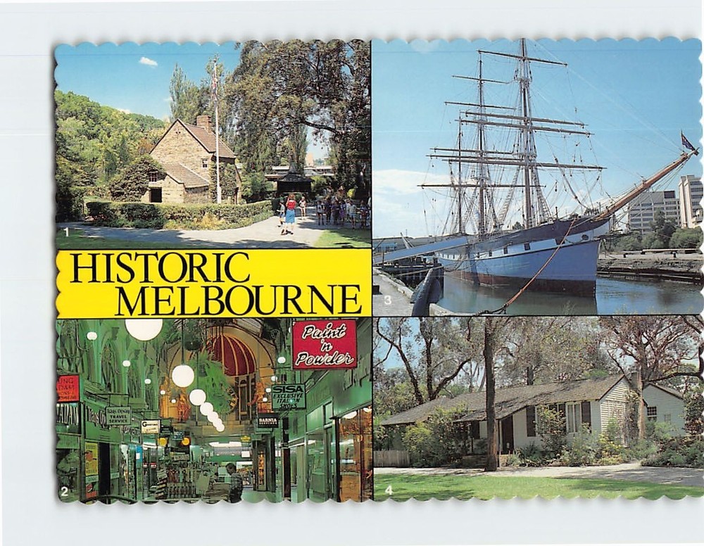 Postcard Melbourne Australia