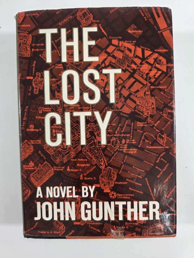 The Lost City John Gunther Dust Jacket First Edition 1st ED HCDJ 1964 Vienna