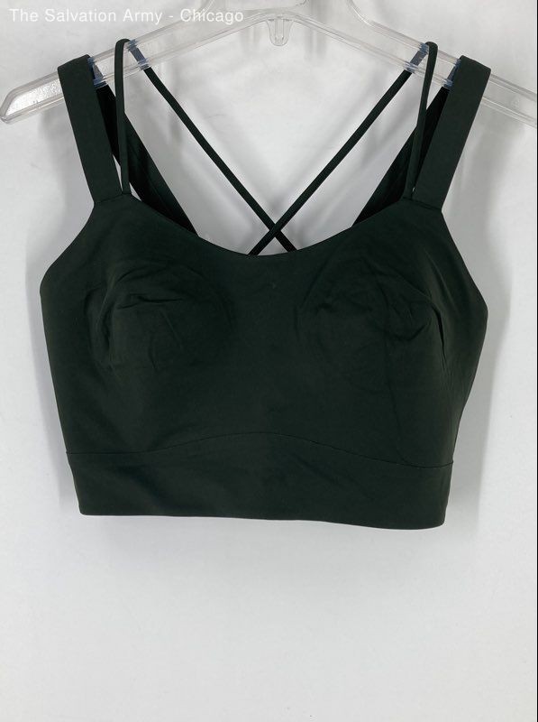 Lululemon Womens Emerald Stretch Activewear Sports Bra Size Large