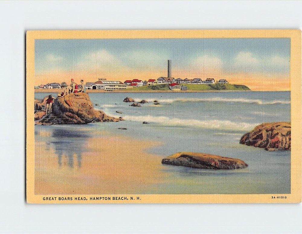 Postcard Great Boars Head Hampton Beach NH USA