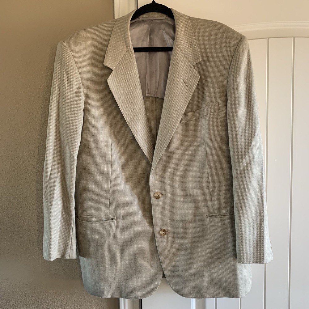 Oxxford Clothes Jacket Mens Sport Coat Blazer Size 44R
