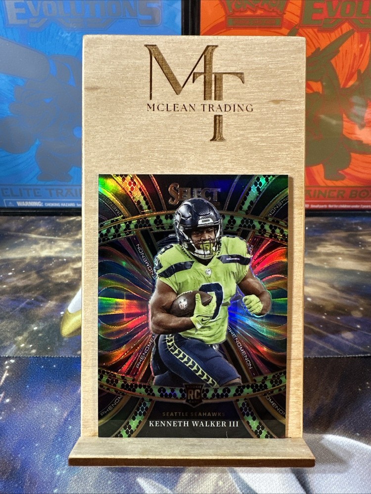 2022 Panini Select Kenneth Walker III Green & Black Snakeskin /2 PHE20