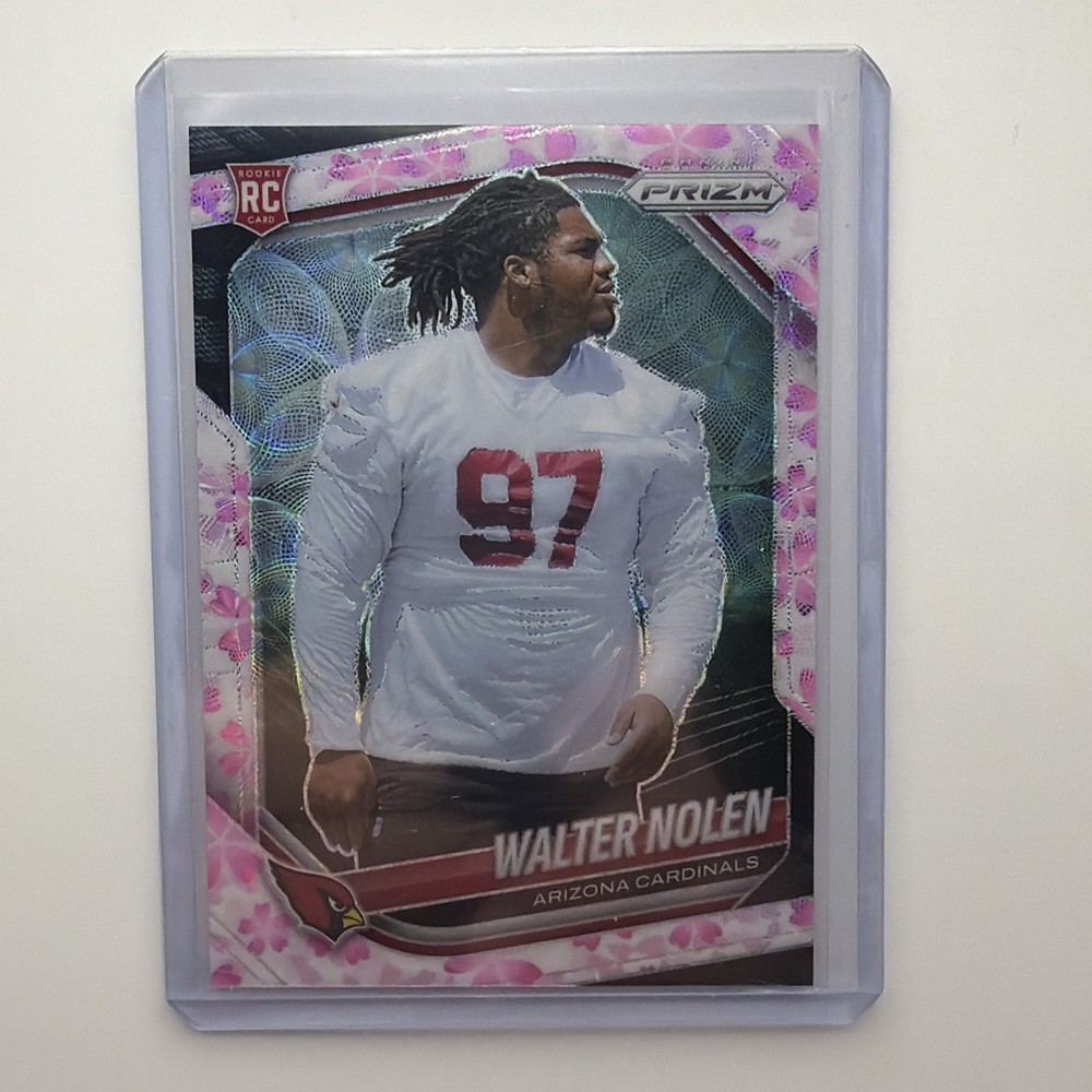 Walter Nolen Rookie Card Prizm Cherry Blossom /15! Ships Fast