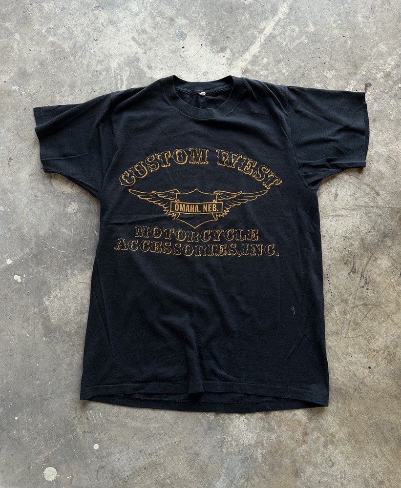 Vintage 70s Harley Davidson Motorcycles Tee Shirt Size Large 1970s