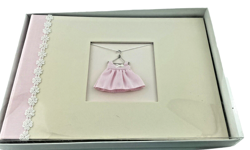 Marcel Schurman Handmade Photo Album Scrapbook Lignin Acid Free Girl Pink Dress-image