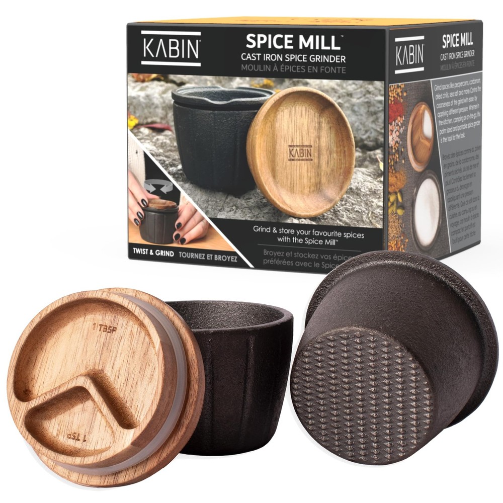 Cast Iron Spice Grinder Manual Pepper Mill Durable Mortar and Pestle