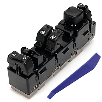 Front Driver Side Master Power Window Switch for 2003 - 2007 GMC Sierra 15883318