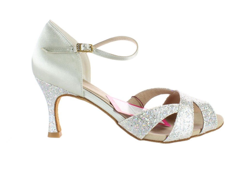 Jia Jia Womens Silver Ankle Strap Heels Size EUR 41 7435602