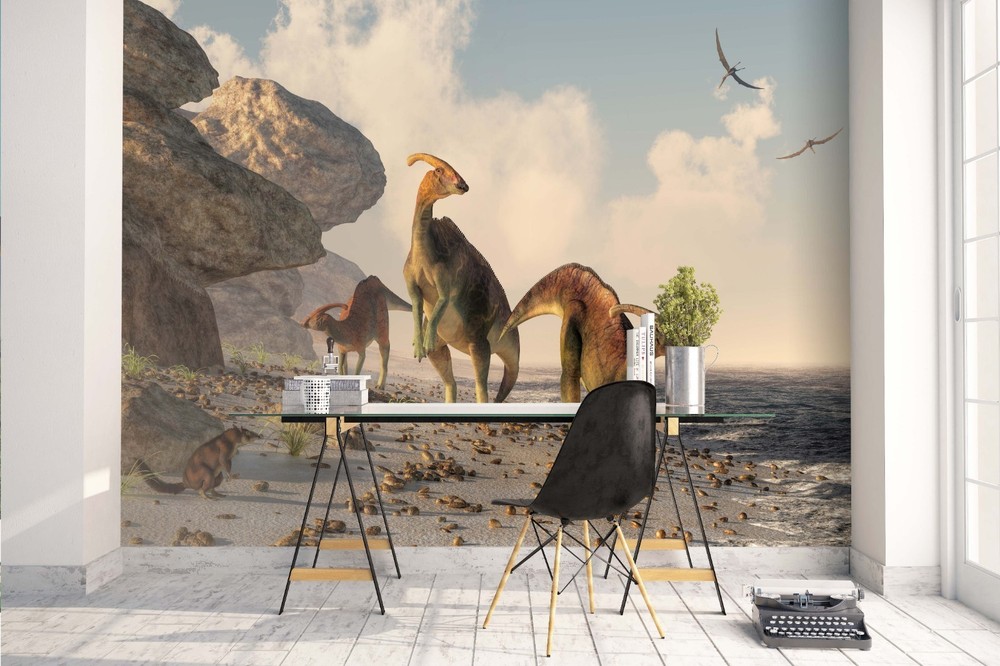 3D Dinosaur Illustration Wall Murals Wallpaper Murals Wall Sticker